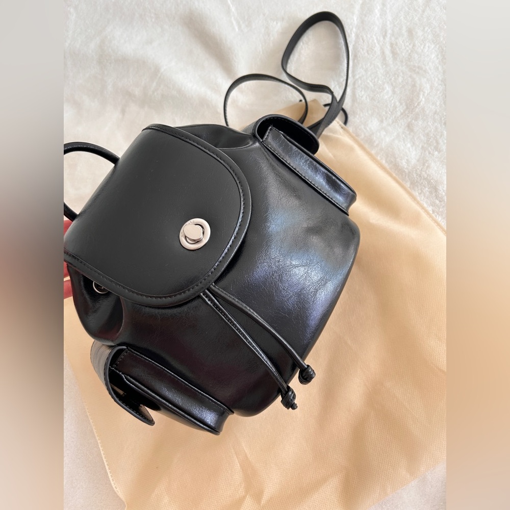 NWT NdeaRose Leather Backpack Korean brand - Picture 5 of 10